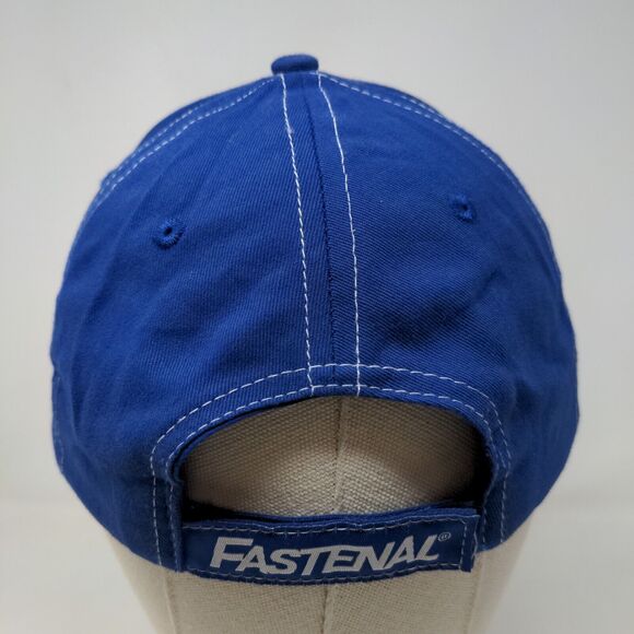 Fastenal Men's Strapback Hat Blue Adjustable Embroidered Logo Official - Picture 7 of 12